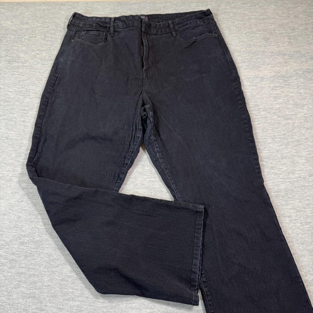 NYDJ Pants Women 16W Black Barbara Bootcut Jeans Slimming Lift‎ Tuck Stretch